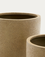Кашпо Selvi песчаник светло-коричневого цвета  Ø 37 см