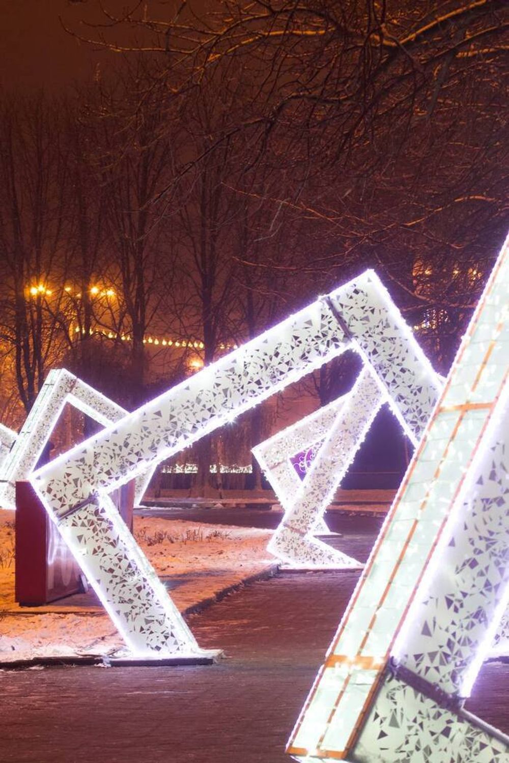 Светодиодная арка "Кристальный ромб"