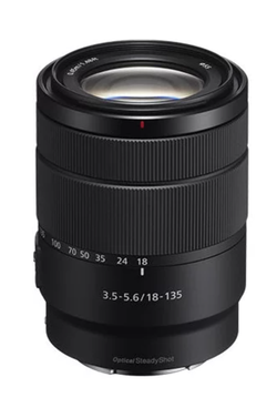 Объектив Sony E 18-135mm F3.5-5.6 OSS (SEL18135), черный