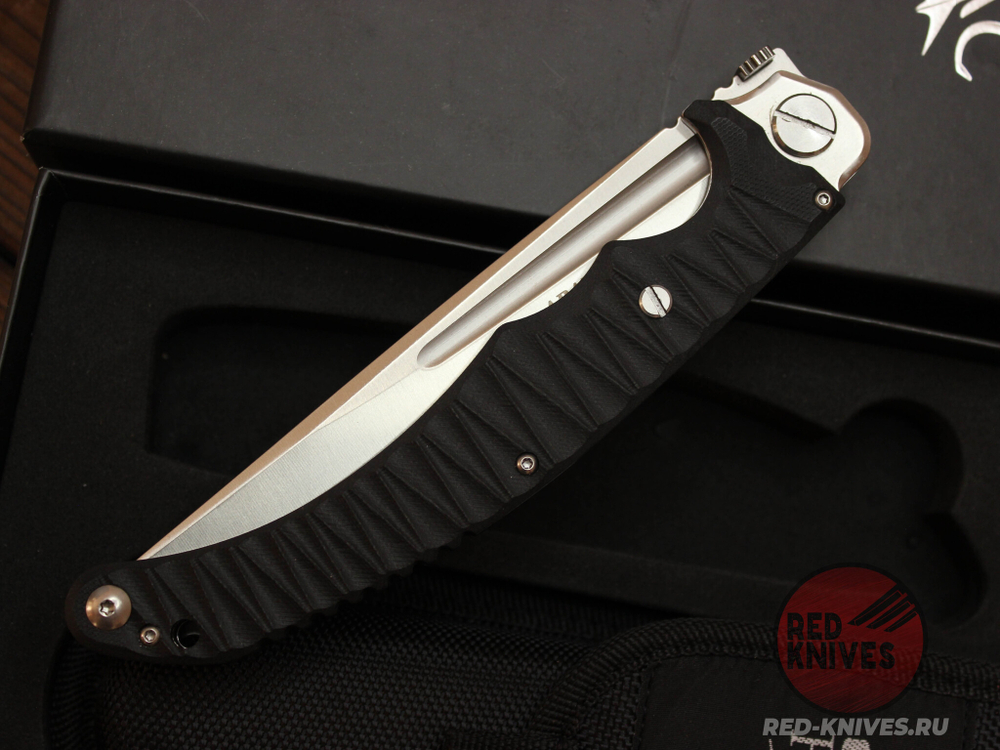 Складной нож полевой НОКС "Аватар" (шайбы) 334-100424 c клинком из стали D2, рукоять G10