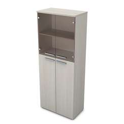 9Ш.005.11 Шкаф высокий со стеклом (800*450*2045)