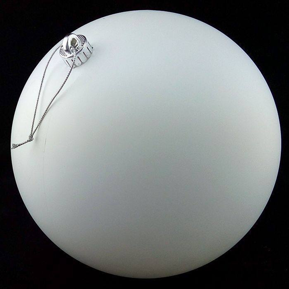 Шар 20см, белый, матовый, SYQA-0123310-4