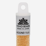 Японский бисер TOHO Round 15/0 (№2), прозрачный