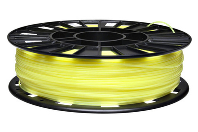 PLA пластик 1,75 для 3D принтера REC лимон 0,75 кг