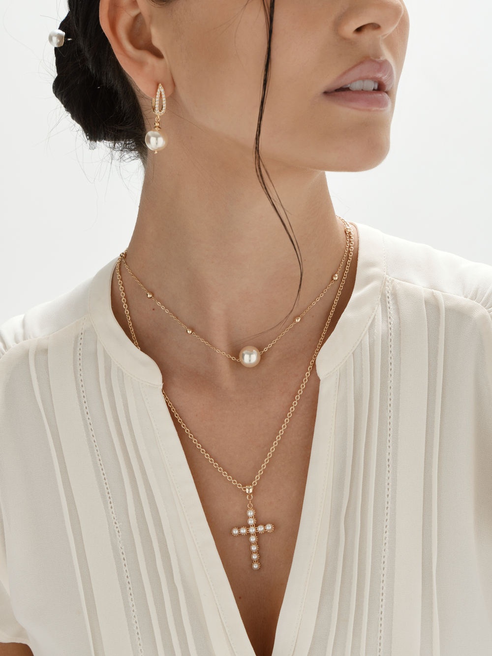 91003848 Колье Selena Pearls