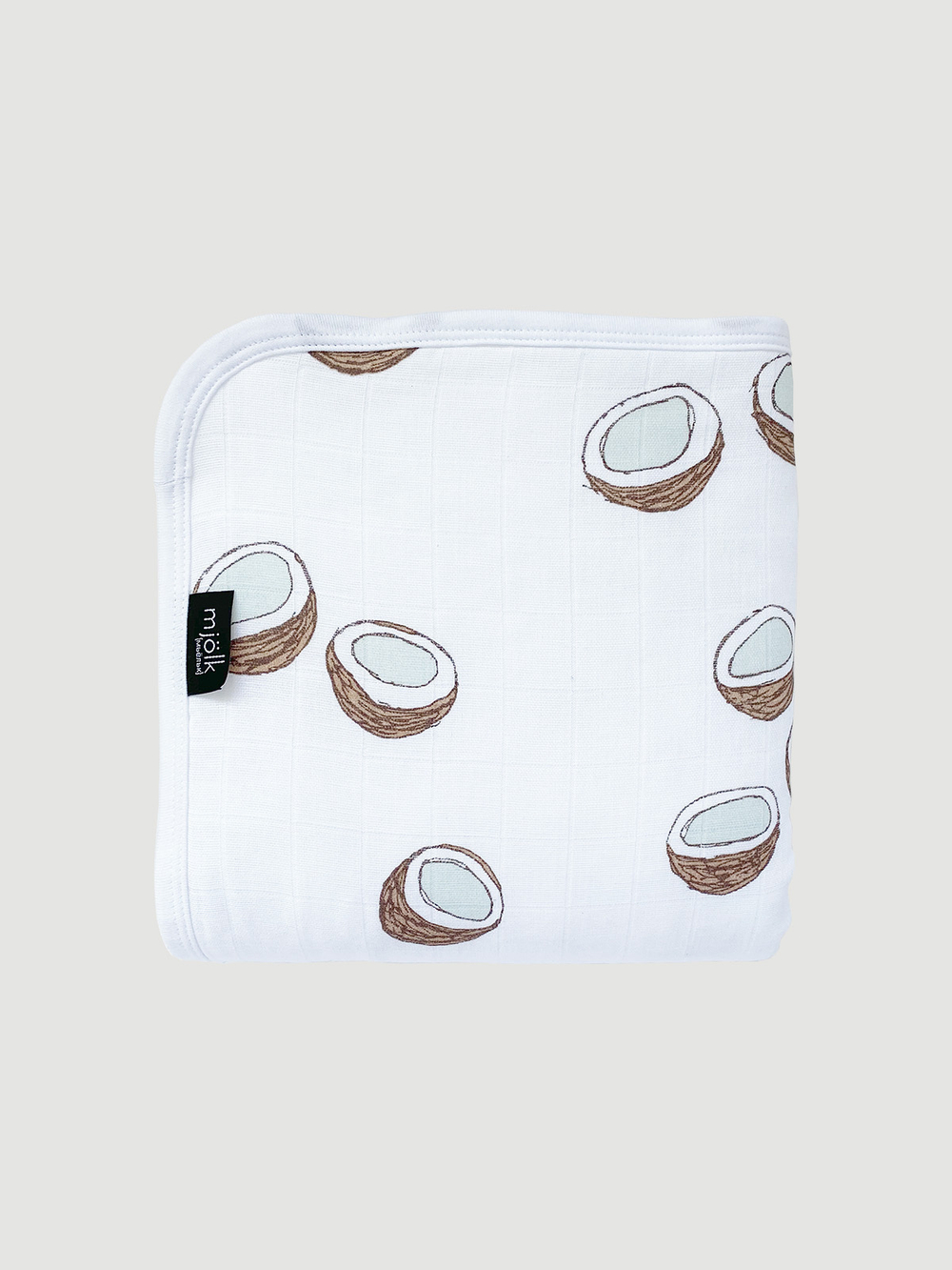 Муслиновое утеплённое одеяло Mjölk Кокосы