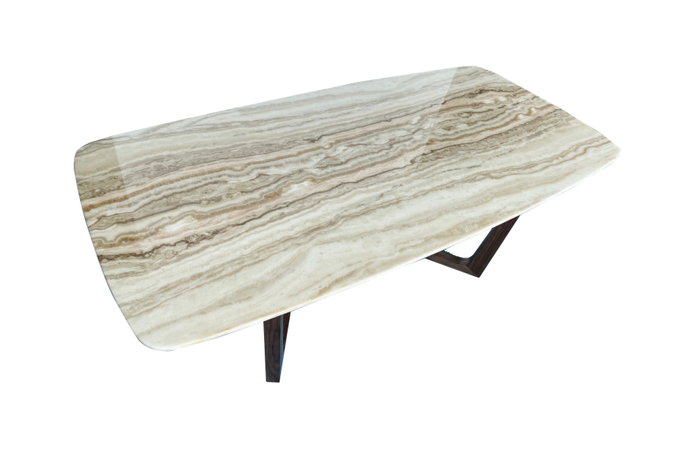 Стол обеденный Ist Casa Верона, 200х100х76 см, белый мрамор