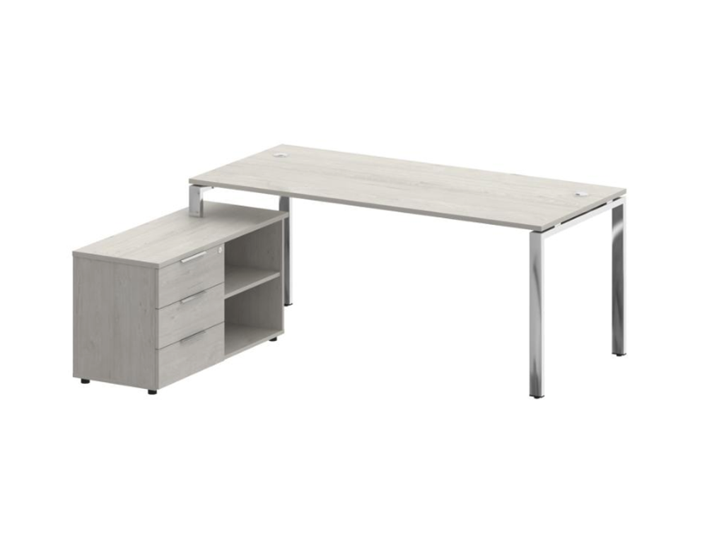 Стол с тумбой для руководителя на металле Metal System Direct (Металл Систем Директ) 1720