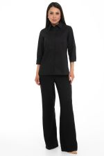 Рубашка Деловой стиль (блэк) Diolche