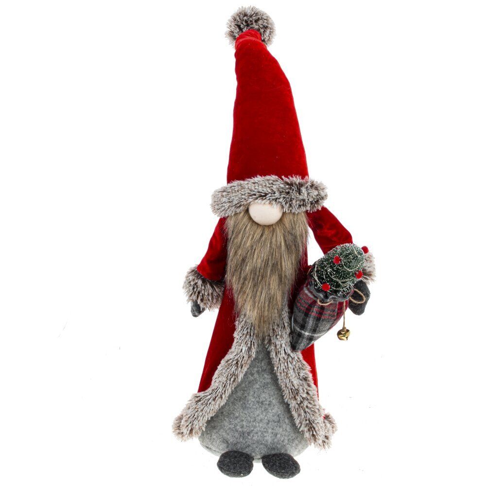 GAEM Игрушка набивная "Гном" (3xLR44), L24 W20 H79/47 см, 2в.