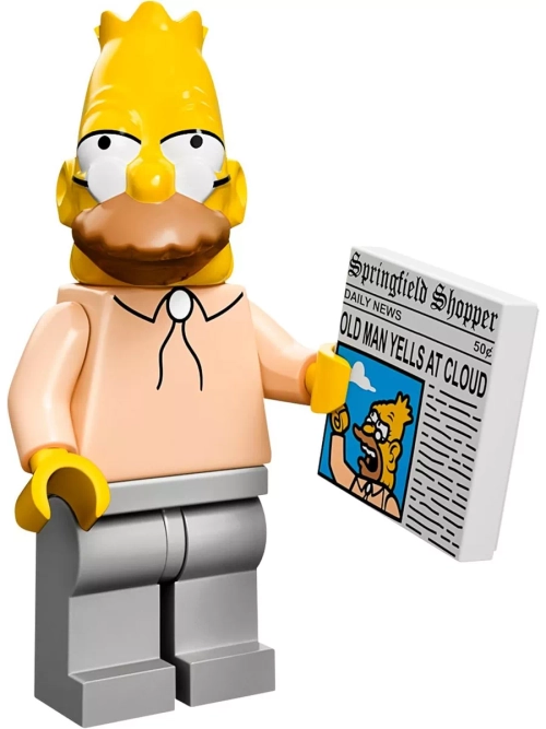 LEGO Minifigures The Simpsons Дед (Абрахам Симпсон) 71005-6