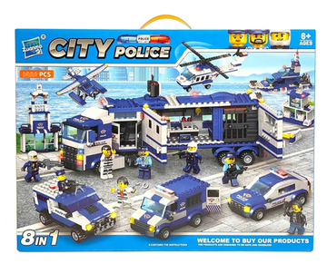 Конструктор  City Police " Полицейский фургон " , 1198 дет.