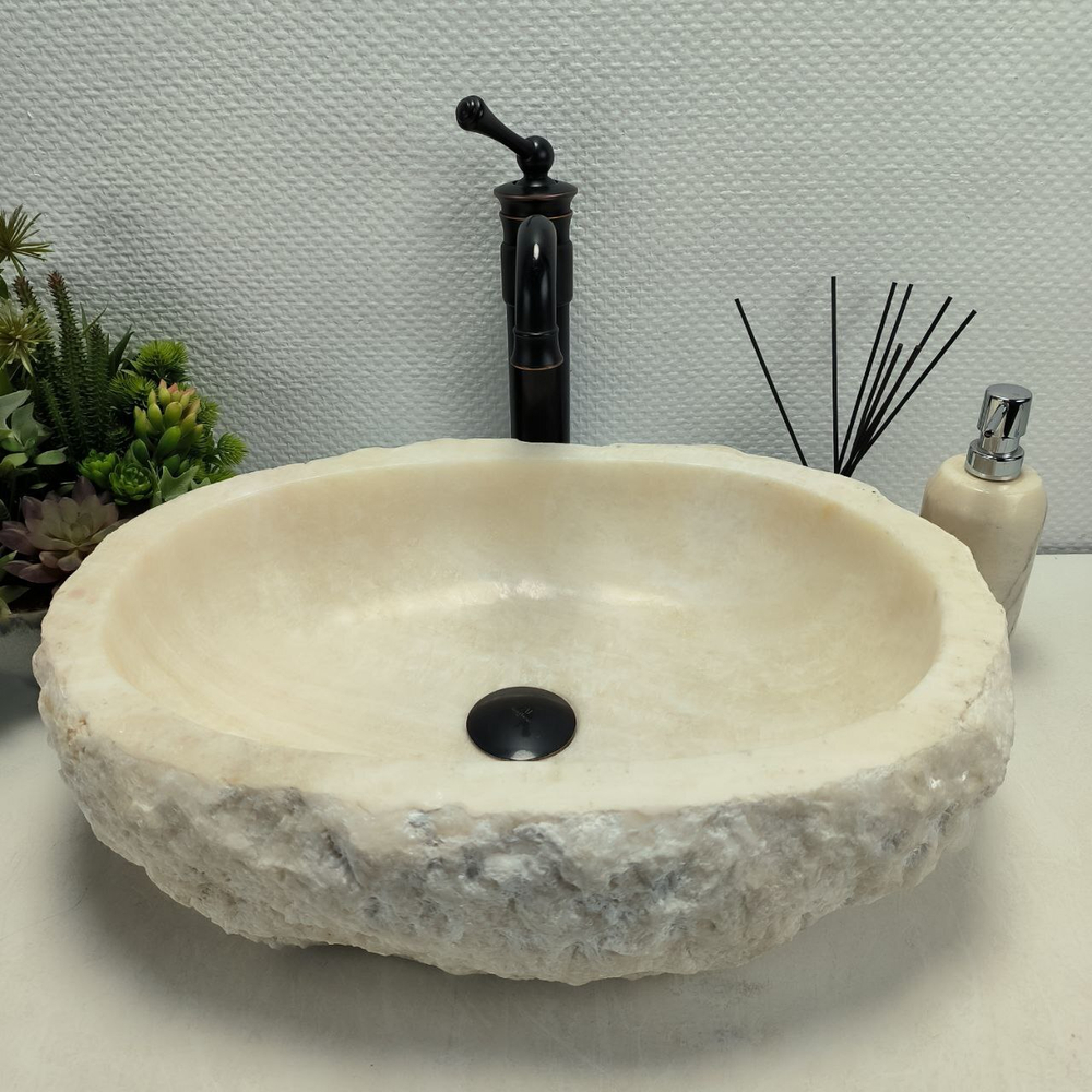 Раковина из оникса Erozy White EO-62330 51*36*15 0104