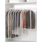 Чехол для одежды «ИДЕЯДОМА», цвет белый / прозрачный, 60*100см (пакет)✦