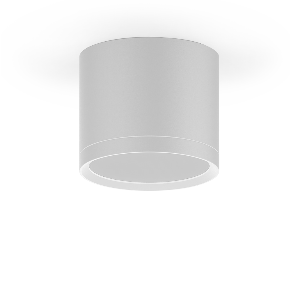 Св-к Gauss LED HD024 Overhead накладной цил. с рассеивателем 10W 720lm белый 4100K 170-240V  88*75mm