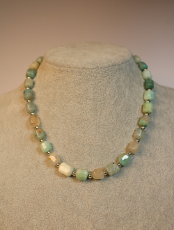 Колье из амазонита «Сердце Амазонии»