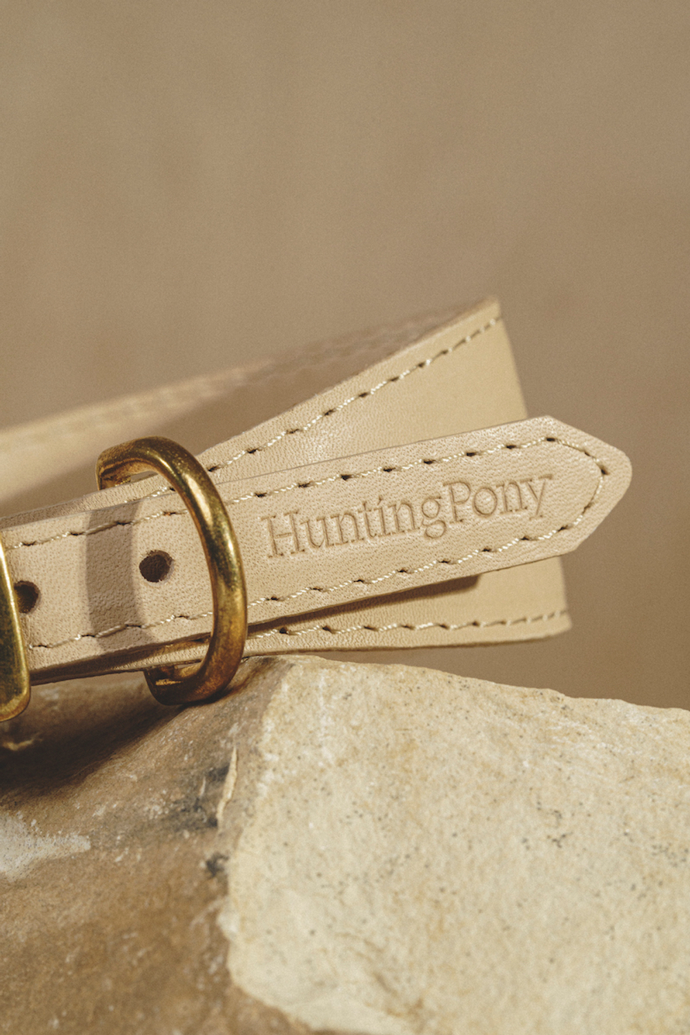 Ошейник "Пони-Селедка" Бежевый