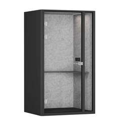 SoundCube RV UNO+ з/с-глухая SDC-1.2-WA Антрацит/Зимний Лес/Антрацит/Прозрачный/Серый 1300*1070*2278