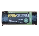 Пакет мусорный 30л ПНД черный (30шт/рул) Econom Экстра