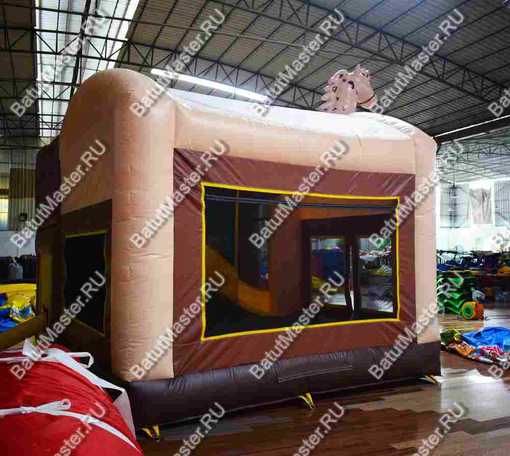 Коммерческий надувной батут "Чемпион", 5*5*4,5 м.