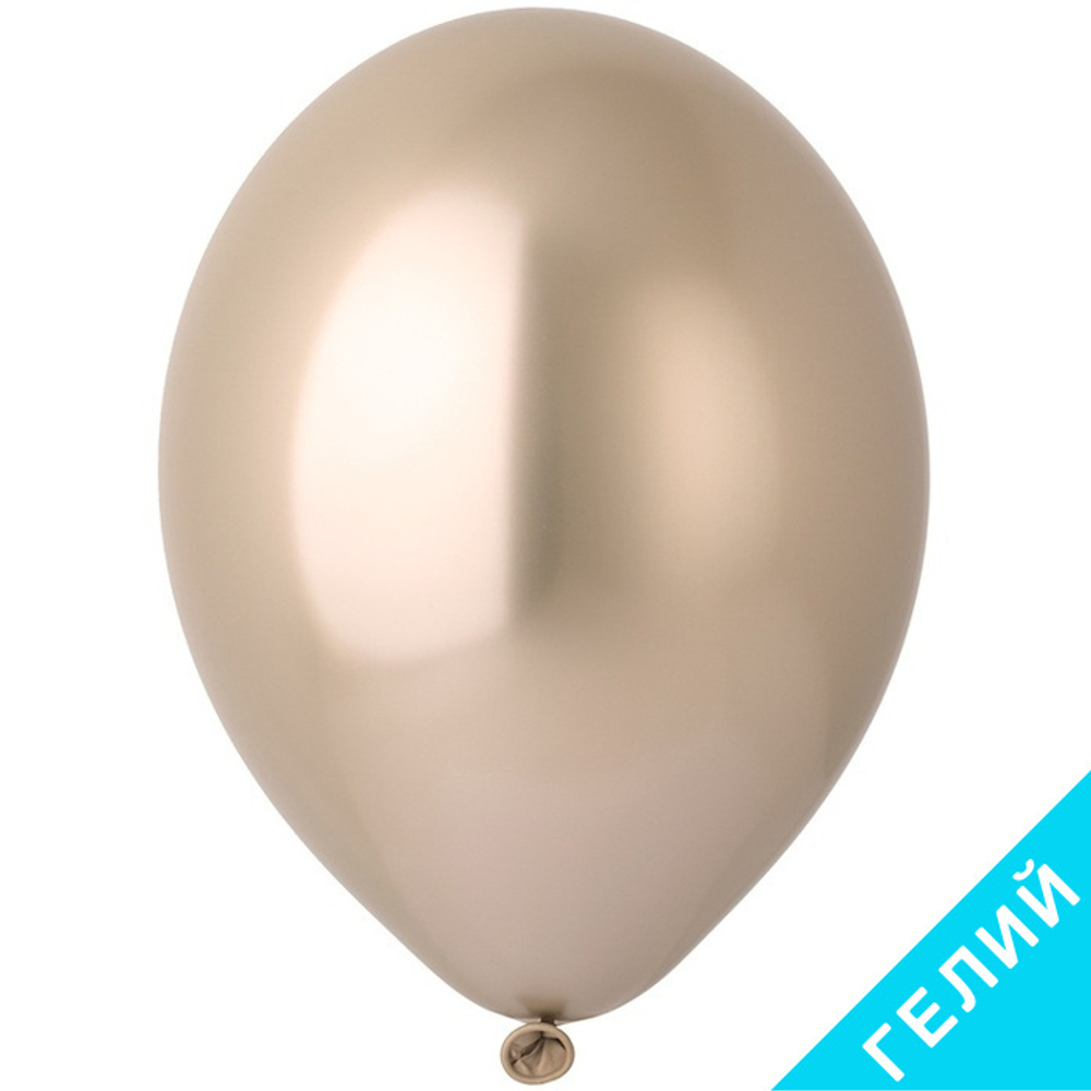 Воздушные шары Belbal, хром 600 золото, 50 шт. размер 14" #1102-2301
