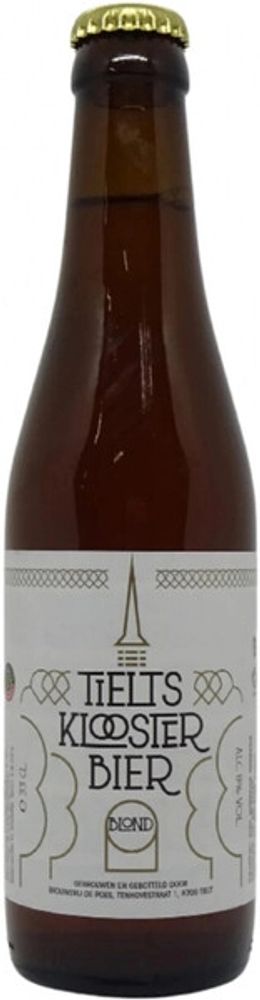 Пиво Де Пус Тилтс Клостербир Блонд / De Poes Tielts Kloosterbier Blond 0.33 - стекло