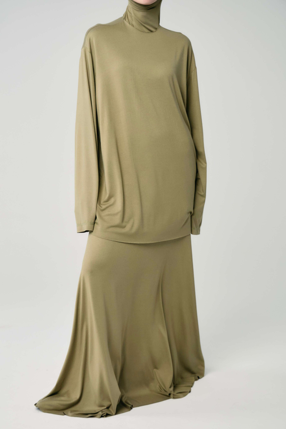 Лонгслив база хаки