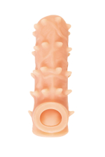 Насадка Kokos с дополнительной стимуляцией телесная 14 см