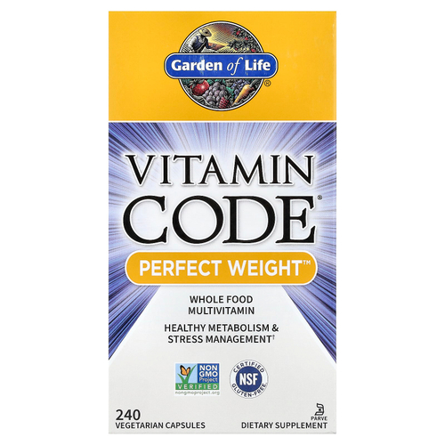 Garden of Life, Vitamin Code, Perfect Weight™, 240 вегетарианских капсул