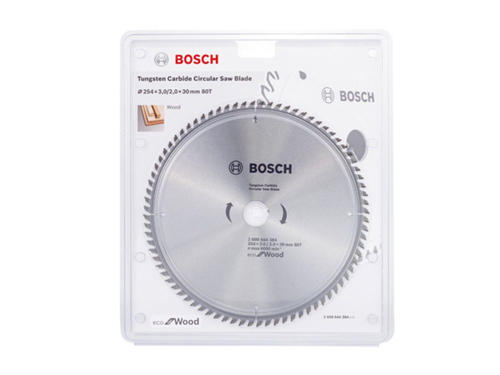 Пильный диск BOSCH 254x30x80 Optiline ECO