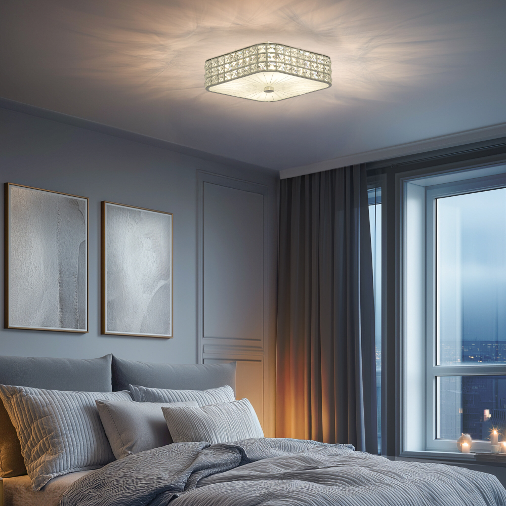 Citilux Портал CL324241 Люстра хрустальная Хром