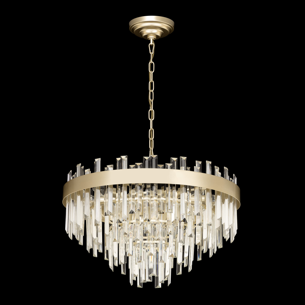 Citilux Лаура CL301292 Люстра хрустальная подвесная Шампань