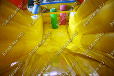 Надувной батут "В гостях у зебры"