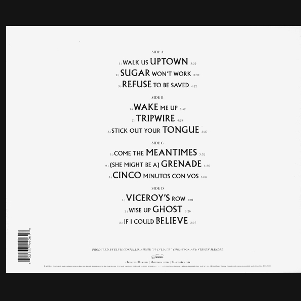 Elvis Costello And The Roots / Wise Up Ghost (And Other Songs 2013)(2LP)