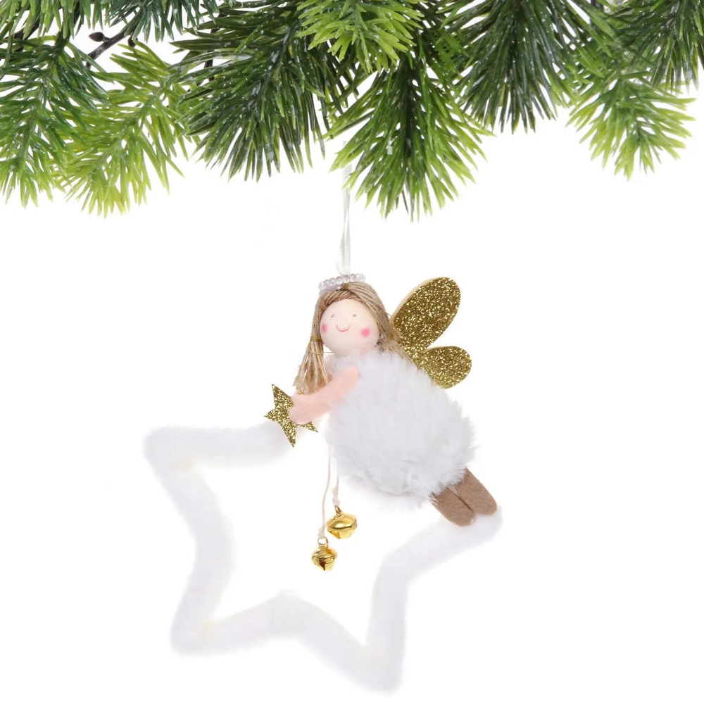 Подвеска «Фея - Волшебные крылья» 18 см, Белый