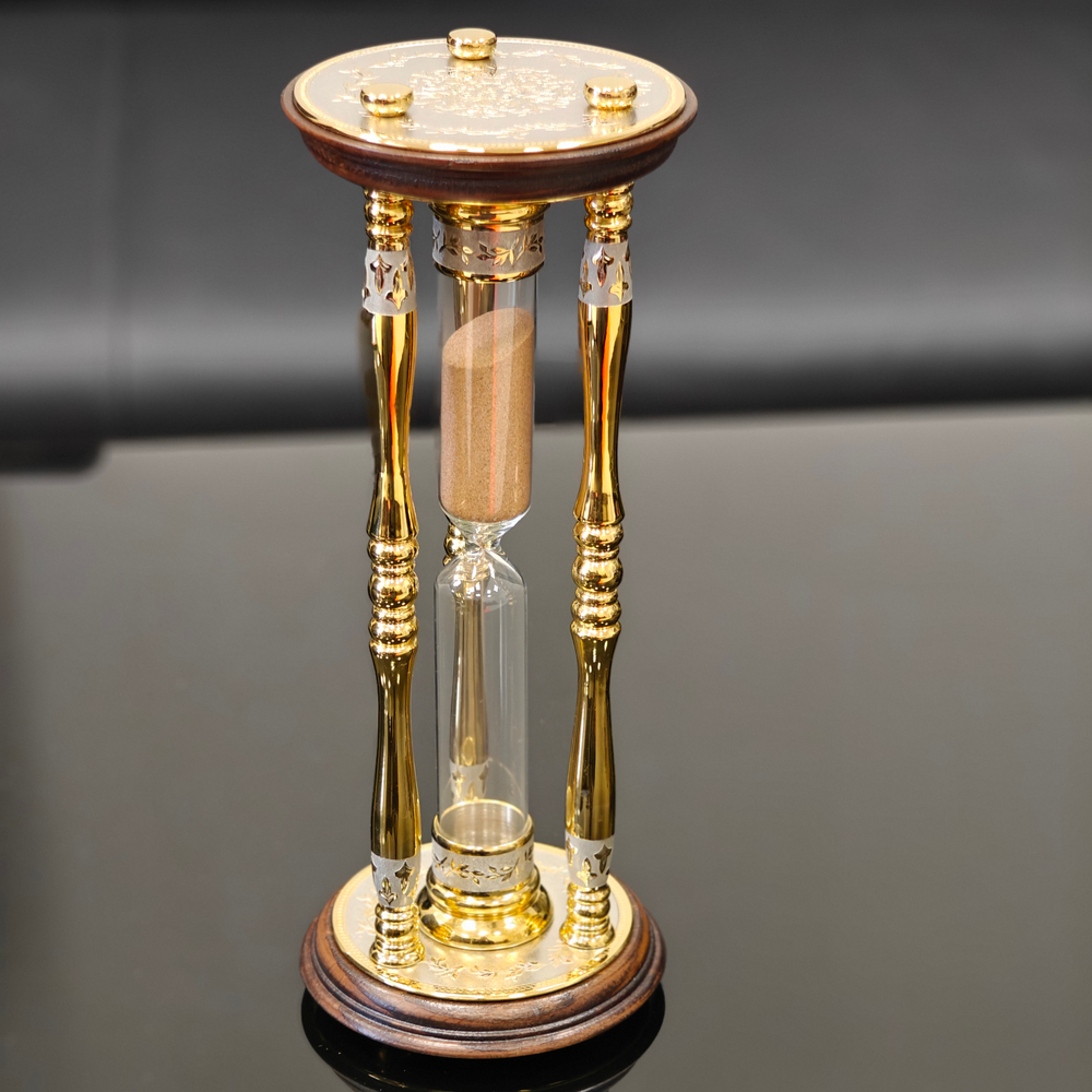 Песочные часы "Эксклюзивные" (Златоуст) 20 мин. в футляре