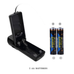 Серебристое виброяйцо с проводным пультом Baile BI-010015