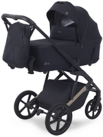 Детская коляска Rant Garda 3 в 1 с автокреслом Evomax Black Black