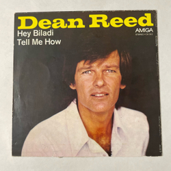 Винтажная виниловая пластинка LP Dean Reed, Hey Biladi / Tell Me How (ГДР 1978) 7 дюймов
