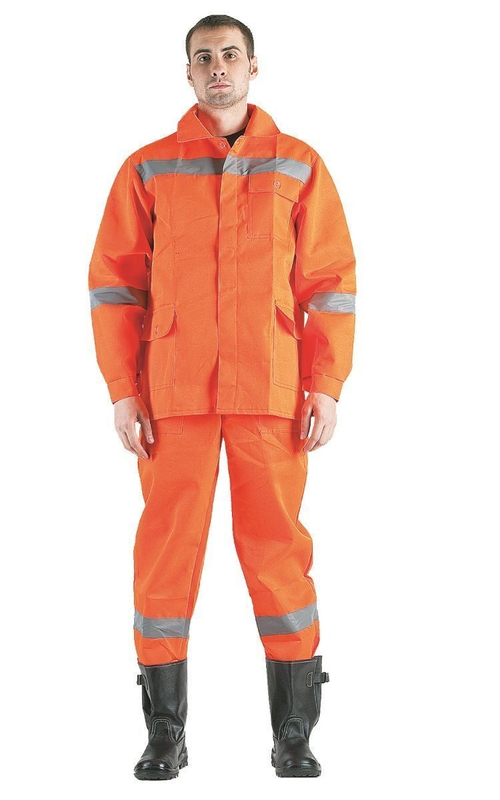 Костюм с брюками сигнальный летний