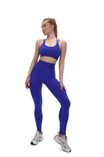 Комплект Gantelka PUSH-UP электрик (топ+лосины)