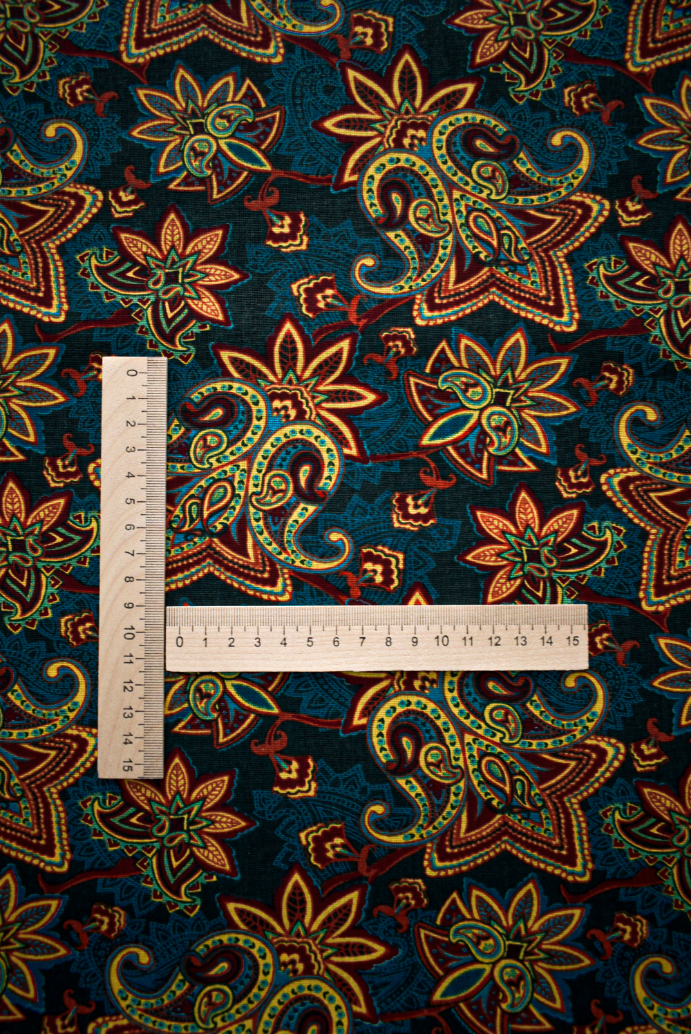 Ткань бязь плательная, рис. " Восточные мотивы", ширина 150 см, арт. 911