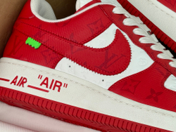 Nike Air Force 1 x Louis Vuitton Comet Red