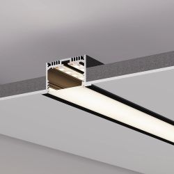 Профиль SL-LINIA62-F-2000 BLACK (BY) (Arlight, Алюминий) 062590