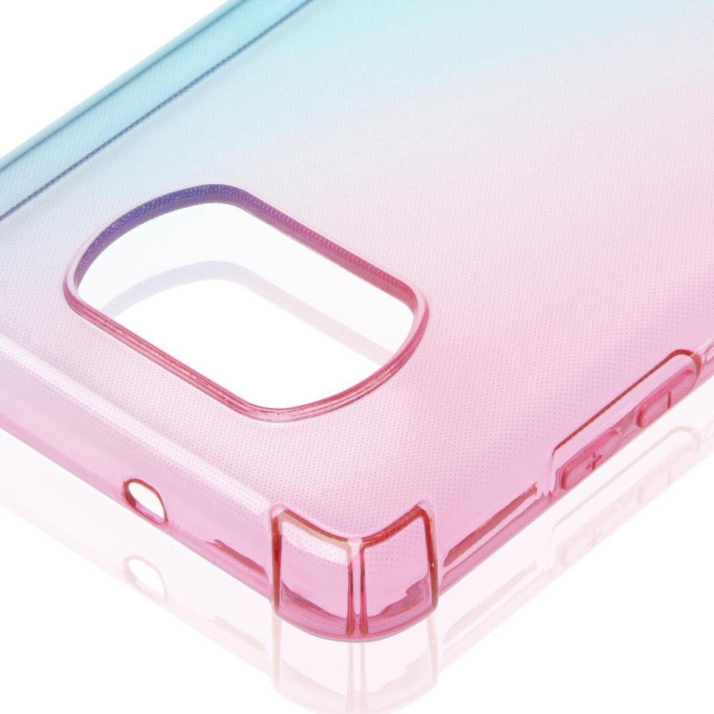 Чехол ROSCO для Poco X3 NFC;Poco X3 Pro оптом (арт. XM-PX3-HARD-TPU-PINK-BLUE)