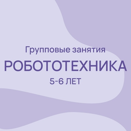 РОБОТОТЕХНИКА 4-6 лет (групповые занятия)