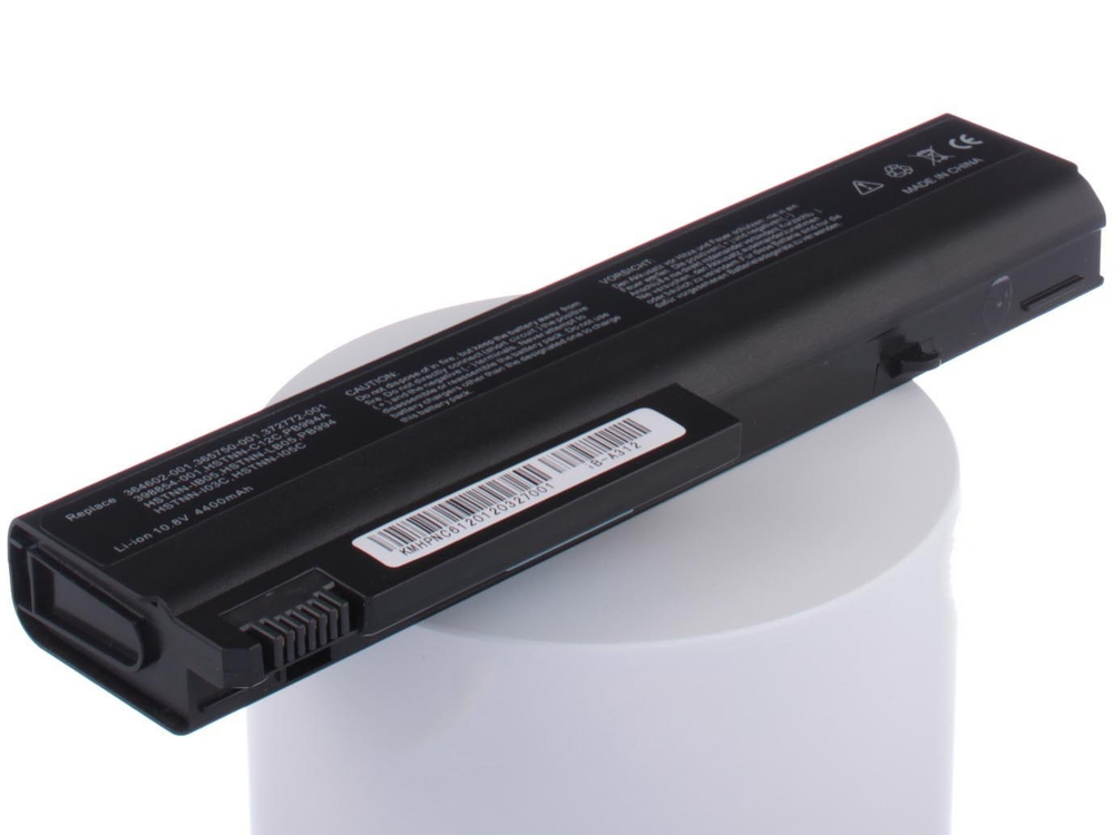 Аккумулятор iBatt 4400mAh, для HP- nx6110 6910p nx6310 6710b 6510b nc6320 nc6220 6715s nc6400 nc6120 nx6125 6715b 6710s nx6325 nx6200 nx5100 nc6100 nx6120 6515b nc6210 nx6300 nc6200 nx6320
