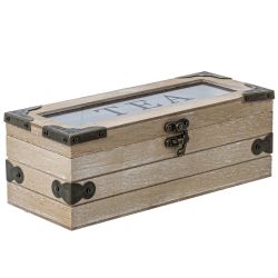 GAEM Шкатулка для чайных пакетиков, L24 W10 H8,5 см