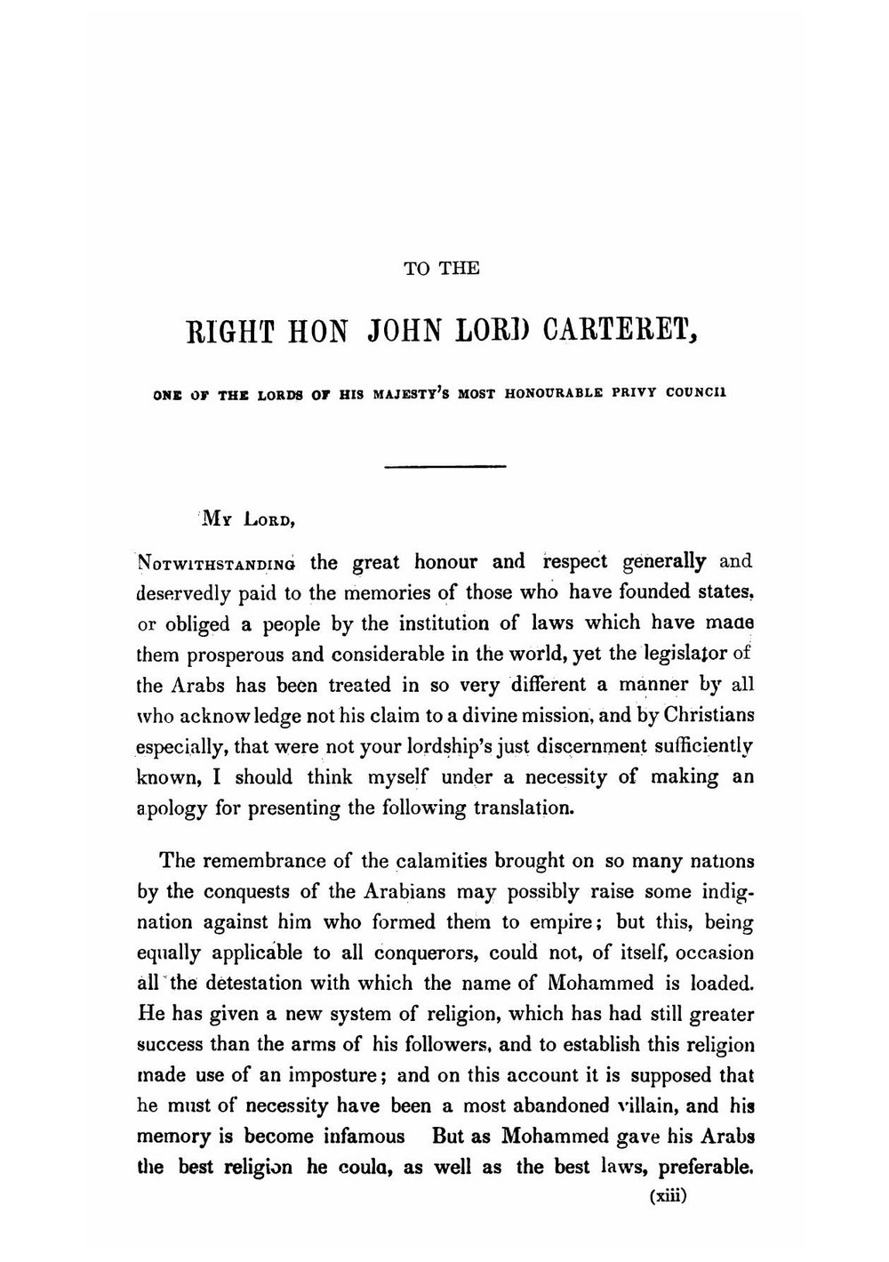 The Koran. Commonly Called the Alcoran of Mohammed: Translated Into English Immediately from the Original Arabic | George Sale