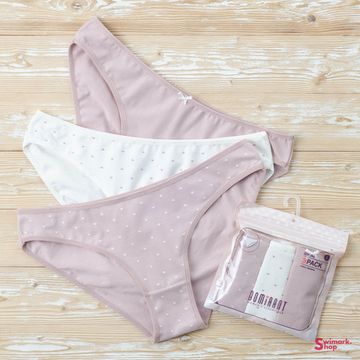 Трусики женские DOMINANT 35000-441, BIKINI, 3 шт. в уп.